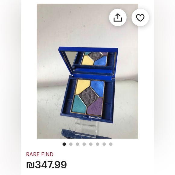 DIOR 1980’s Vintage 5 COULEURS EYESHADOW PALETTE 202 IMAGES (rare/barely used) - Picture 4 of 4